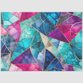 Kleurrijke Glass Mosaic Art Tissue Paper Tissuepapier