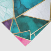 Kleurrijke Glass Mosaic Art Tissue Paper Tissuepapier (Detail)