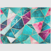Kleurrijke Glass Mosaic Art Tissue Paper Tissuepapier (Voorkant)