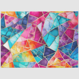 Kleurrijke Glass Mosaic Art Tissue Paper Tissuepapier