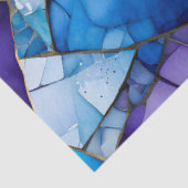 Kleurrijke Glass Mosaic Art Tissue Paper Tissuepapier (Detail)