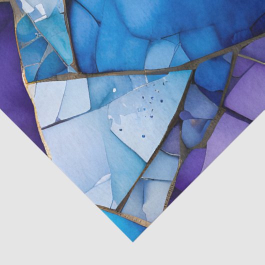 Kleurrijke Glass Mosaic Art Tissue Paper Tissuepapier (Detail)