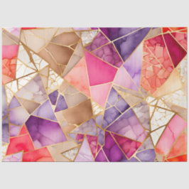 Kleurrijke Glass Mosaic Art Tissue Paper Tissuepapier