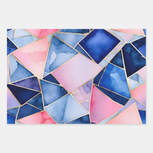 Kleurrijke Glass Mosaic Art Wrapping Paper Sheets (Voorkant 2)