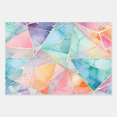 Kleurrijke Glass Mosaic Art Wrapping Paper Sheets (Voorkant 2)