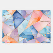 Kleurrijke Glass Mosaic Art Wrapping Paper Sheets (Voorkant 2)