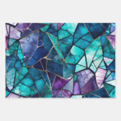 Kleurrijke Glass Mosaic Art Wrapping Paper Sheets (Voorkant 3)