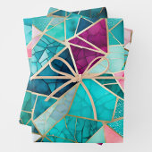 Kleurrijke Glass Mosaic Art Wrapping Paper Sheets