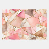 Kleurrijke Glass Mosaic Art Wrapping Paper Sheets (Voorkant)