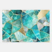 Kleurrijke Glass Mosaic Art Wrapping Paper Sheets (Voorkant 3)