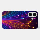 Kleurrijke glasvezel telefoonhoes Case-Mate iPhone case (Achterkant (horizontaal))