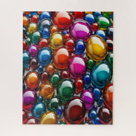 Kleurrijke glazen bellen #599 - legpuzzel