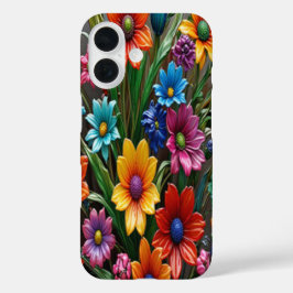 Kleurrijke glazen bloemen #1 - iPhone hoesjes