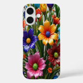 Kleurrijke glazen bloemen #2 - iPhone hoesjes (Achterkant)