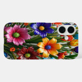 Kleurrijke glazen bloemen #2 - iPhone hoesjes (Achterkant (horizontaal))