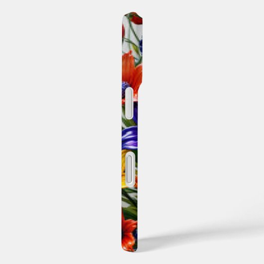 Kleurrijke glazen bloemen #2 - iPhone hoesjes (Achterkant / Rechts)