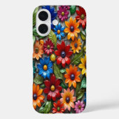 Kleurrijke glazen bloemen #3 - iPhone hoesjes (Achterkant)