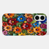 Kleurrijke glazen bloemen #3 - iPhone hoesjes (Achterkant (horizontaal))