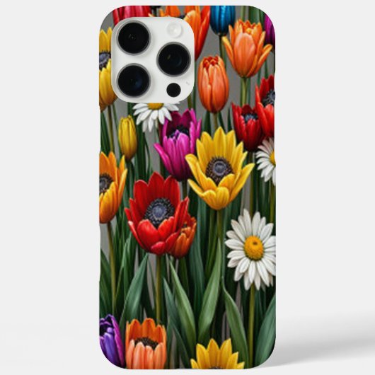 Kleurrijke glazen bloemen #5 - iPhone hoesjes (Achterkant)