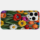Kleurrijke glazen bloemen #5 - iPhone hoesjes (Achterkant (horizontaal))