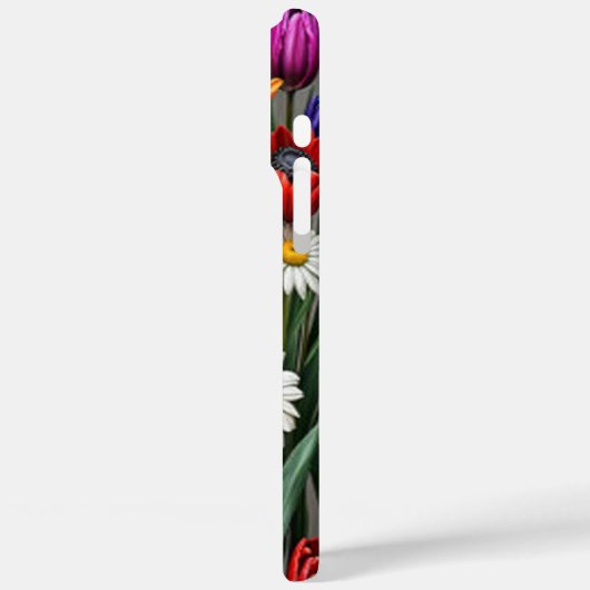 Kleurrijke glazen bloemen #5 - iPhone hoesjes (Achterkant / Links)