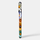 Kleurrijke Glazen Bloemen #8 - iPhone 16 Hoesjes (Achterkant / Links)