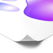 Kleurrijke Glazen Hond Paw Print (Hoek)