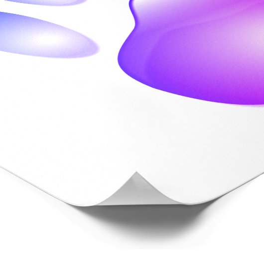 Kleurrijke Glazen Hond Paw Print (Hoek)