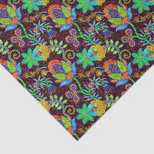 Kleurrijke glazen kralen Bekijk de kleur van de Fl Tissuepapier (Detail)