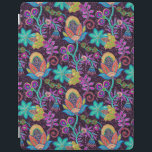 Kleurrijke glazen kralen Bekijk het uiteindelijke  iPad Cover<br><div class="desc">Kleurrijke retro bloemen gemaakt met klassenkralen. Dit is afbeelding van glazen kralen en geen echte kralen. Het ontwerp is beschikbaar op andere producten.</div>