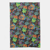 Kleurrijke glazen kralen Bekijk het uiteindelijke  Theedoek (Verticaal)