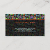 Kleurrijke glazen kralen Bekijk het uiteindelijke Visitekaartje (Achterkant)