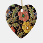 Kleurrijke glazen kralen  ontwerp keramisch ornament (Rechts)