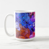 Kleurrijke glimlach Elke dag Mok 15 oz (Links)