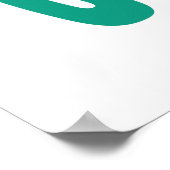 Kleurrijke glimlach: kinder kamer poster (Hoek)