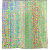 Kleurrijke glinsterende douchegordijn (Voorkant)