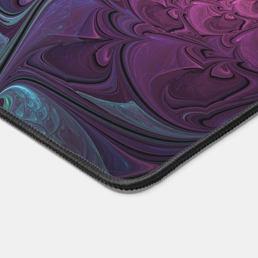 Kleurrijke glinsterende moderne Abstracte fractal  Bureaumat (Hoek)