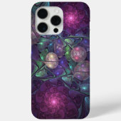 Kleurrijke glinsterende moderne Abstracte fractal Case-Mate iPhone Case (Achterkant)