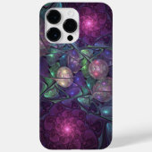 Kleurrijke glinsterende moderne Abstracte fractal  Case-Mate iPhone Case (Achterkant)