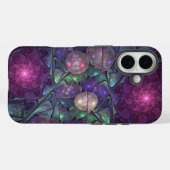 Kleurrijke glinsterende moderne Abstracte fractal  Case-Mate iPhone Case (Achterkant (horizontaal))
