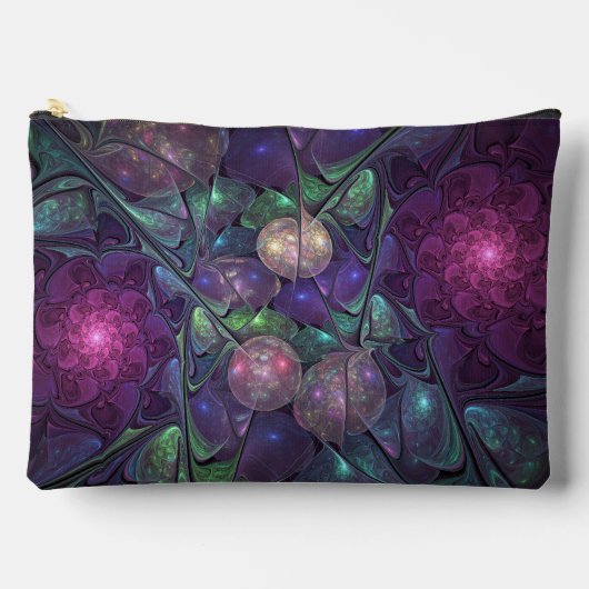 Kleurrijke glinsterende moderne Abstracte fractal  Etui (Voorkant)