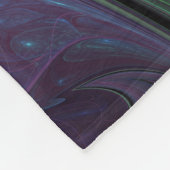 Kleurrijke glinsterende moderne Abstracte fractal Fleece Deken (Hoek)