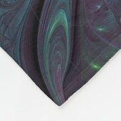Kleurrijke glinsterende moderne Abstracte fractal Fleece Deken (Hoek)