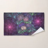 Kleurrijke glinsterende moderne Abstracte fractal Handdoek (Handdoek)