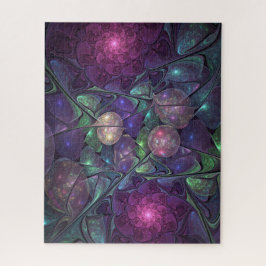 Kleurrijke glinsterende moderne Abstracte fractal  Legpuzzel