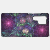 Kleurrijke glinsterende moderne Abstracte fractal Samsung Galaxy Hoesje (Achterkant horizontaal)