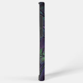 Kleurrijke glinsterende moderne Abstracte fractal Samsung Galaxy Hoesje (Rechterkant)