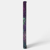 Kleurrijke glinsterende moderne Abstracte fractal Samsung Galaxy Hoesje (Linkerkant)