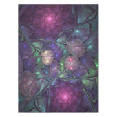 Kleurrijke glinsterende moderne Abstracte fractal  Tafelkleed (Voorkant)