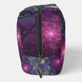 Kleurrijke glinsterende moderne Abstracte fractal Toilettasje (Rechts)